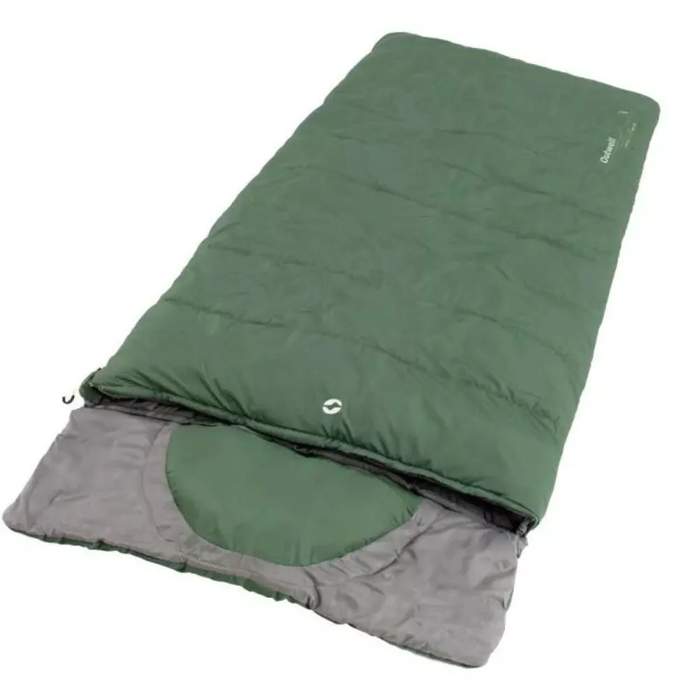 Outwell Contour Lux XL Sleeping Bag - Left Zip (Green)