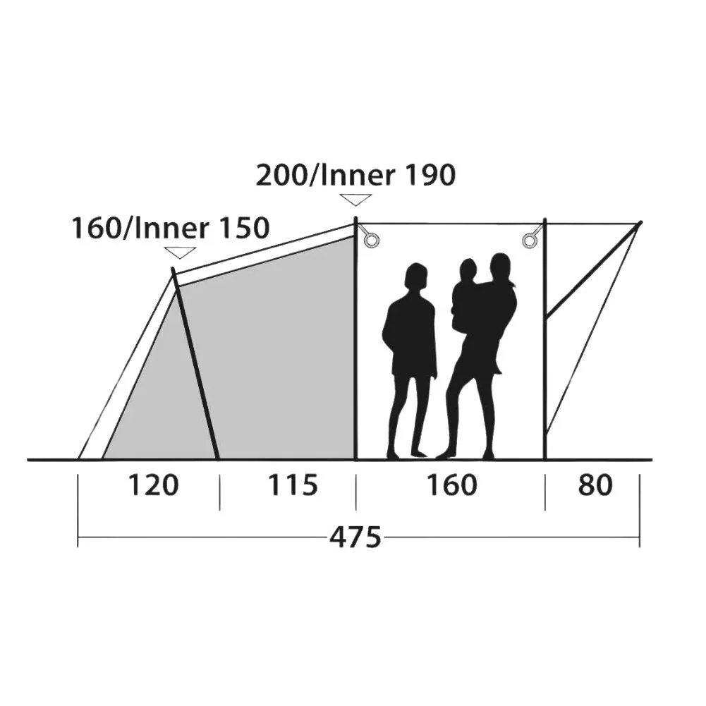 Outwell Oakwood 5 Tent - 5 Man Tent (2022) - Image 10