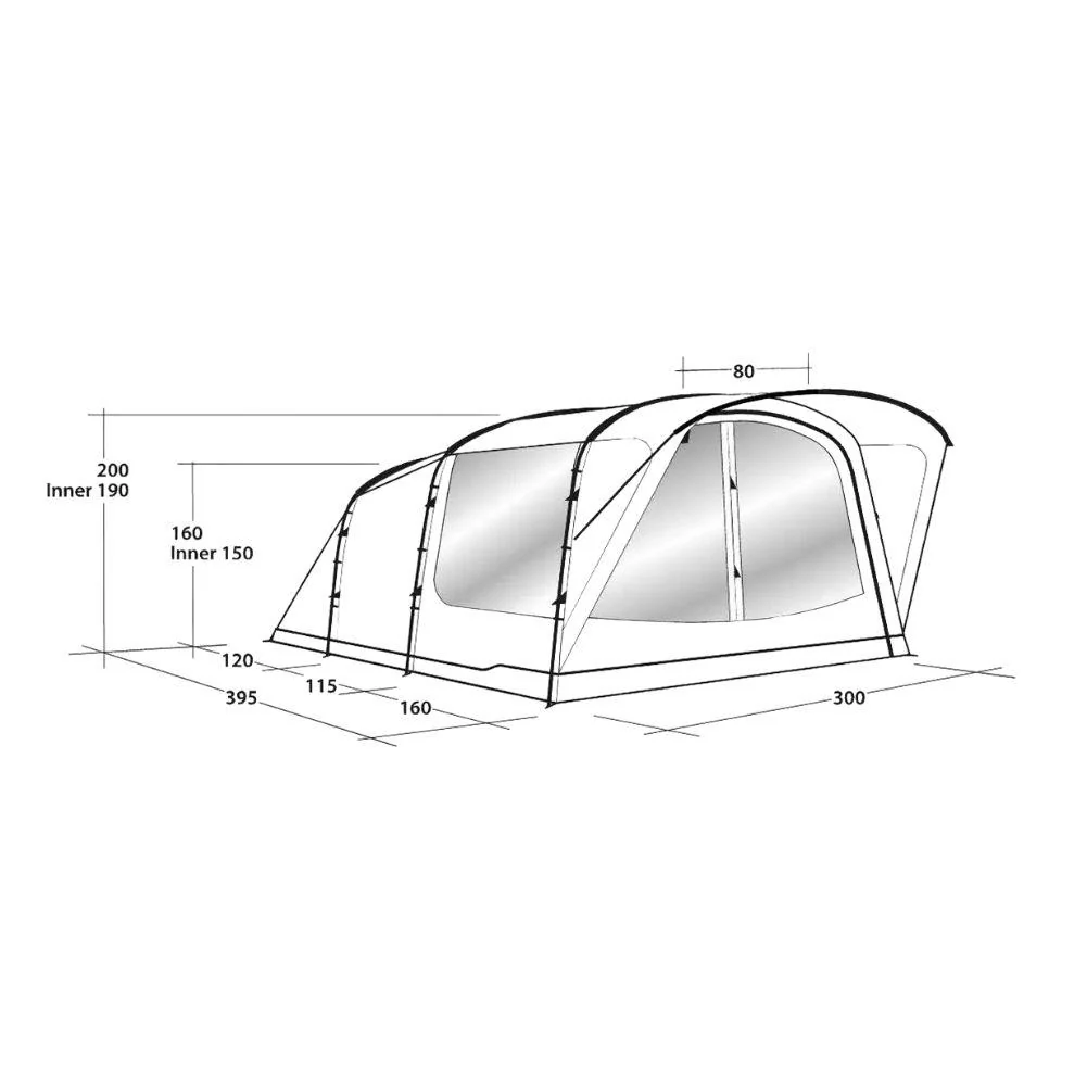 Outwell Oakwood 5 Tent - 5 Man Tent (2022) - Image 12