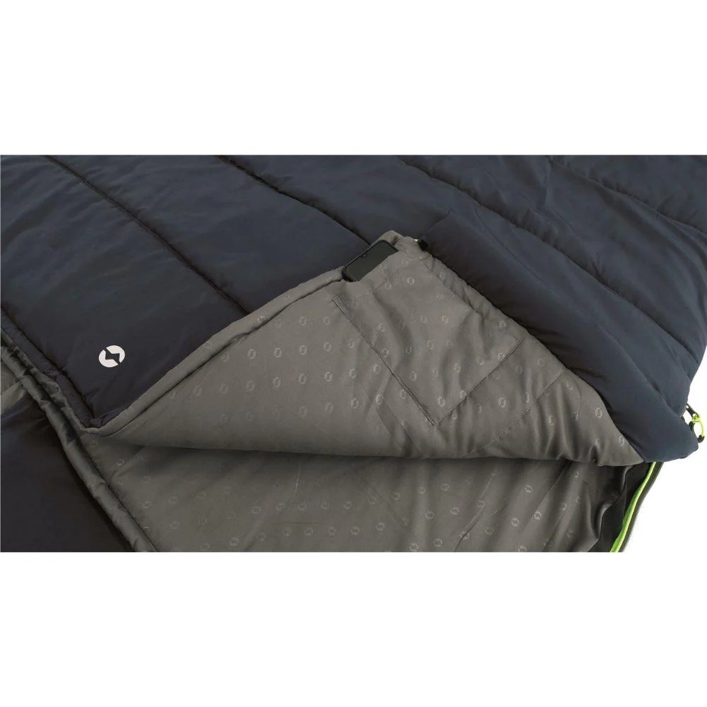 Outwell Contour Lux Sleeping Bag - Right Zip (Deep Blue) - Image 2