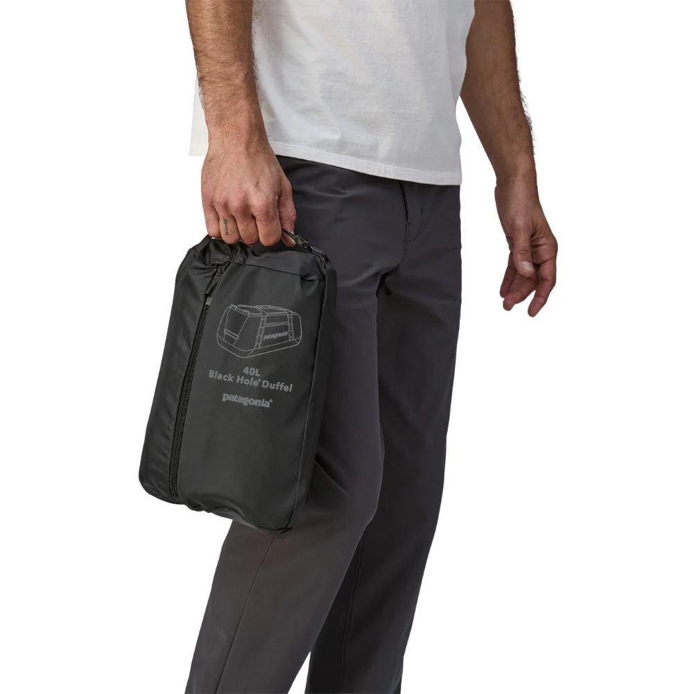 Patagonia Black Hole Duffel 40L (Matte Unity Fitz: Ink Black) - Image 6