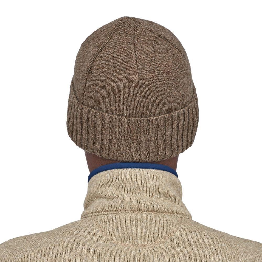 Patagonia Brodeo Beanie (Fitz Roy Trout Patch/Ash Tan) - Image 4