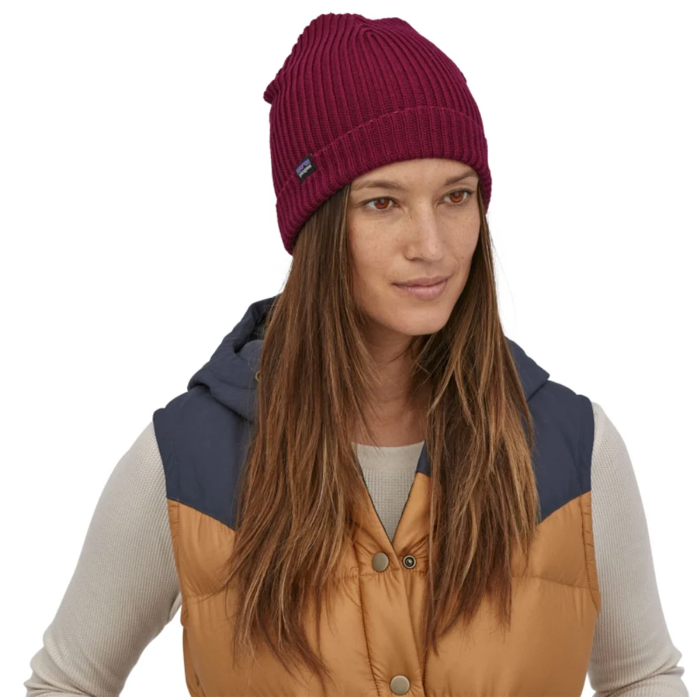 Patagonia Fisherman's Rolled Beanie (Wax Red) - Image 5