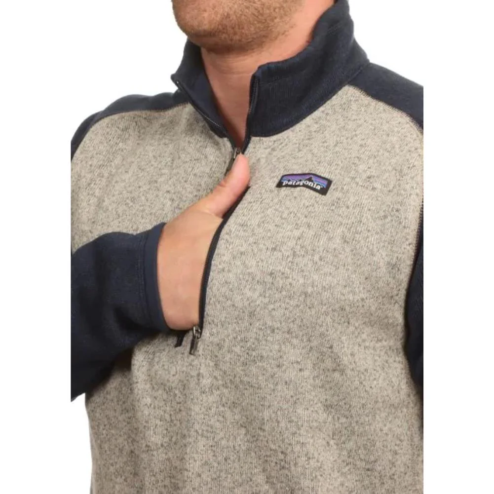 Patagonia Men's Better Sweater 1/4 Zip Fleece (Oar Tan) - Image 6