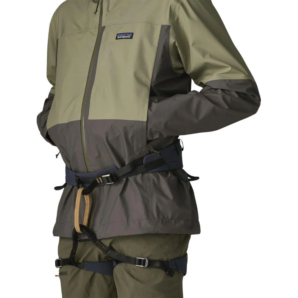 Patagonia Men's Boulder Fork Rain Jacket (Forge Grey w/River Rock Green) - Image 7