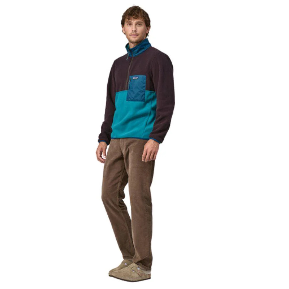 Patagonia Men's Microdini 1/2-zip Fleece Pullover (Belay Blue) - Image 4