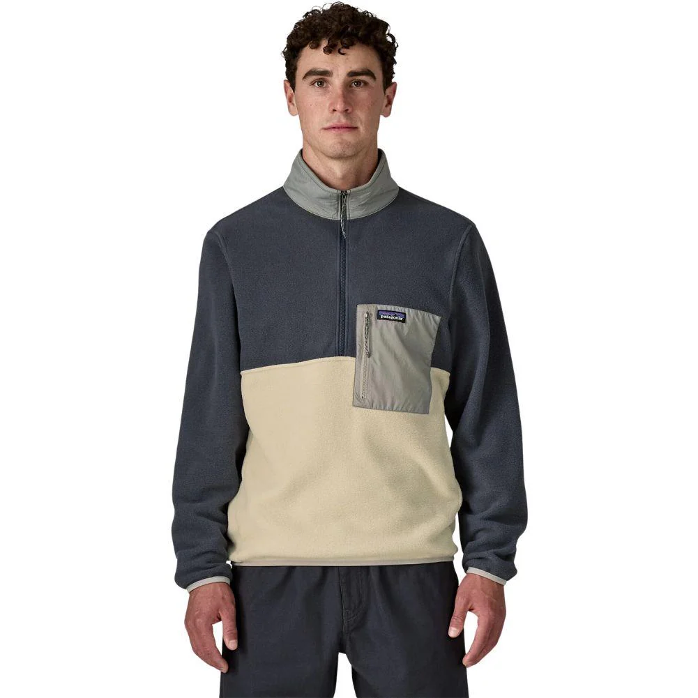 Patagonia Men's Microdini 1/2-zip Fleece Pullover (Pelican) - Image 2