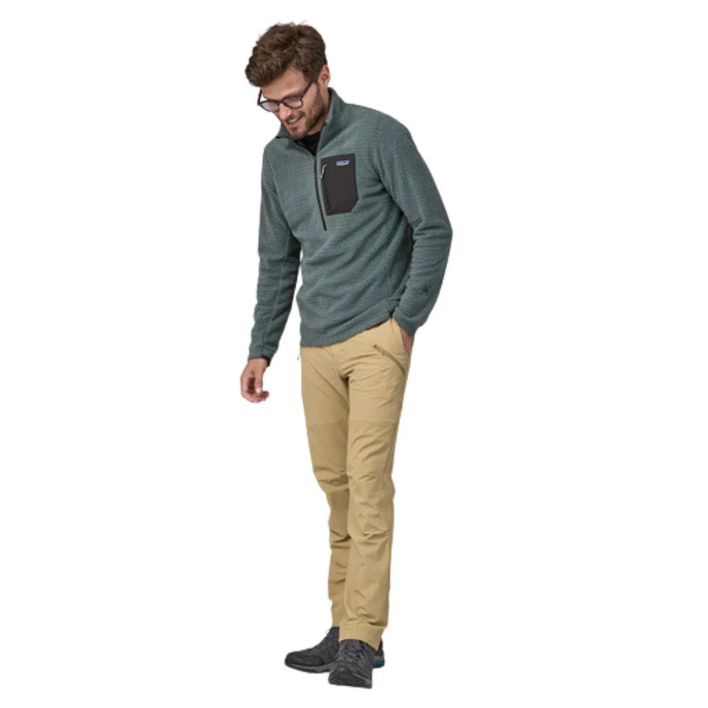 Patagonia Men's R1 Air zip-Neck (Nouveau Green) - Image 8