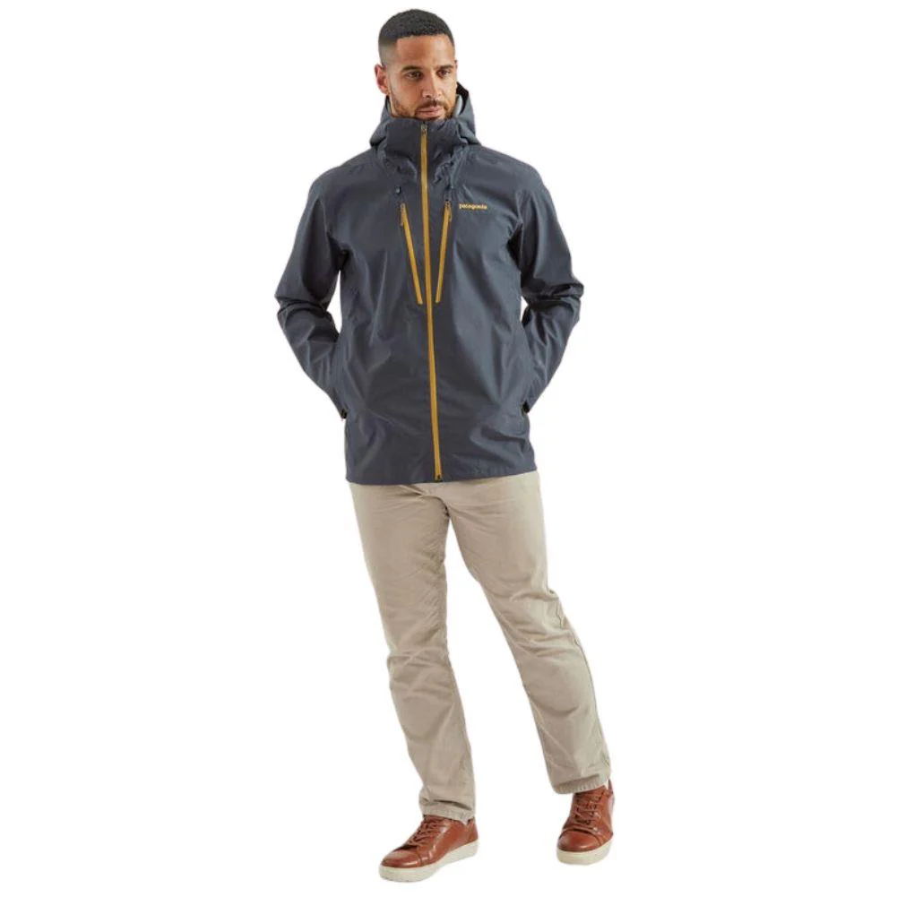 Patagonia Men's Triolet Waterproof Jacket (Smolder Blue) - Image 4