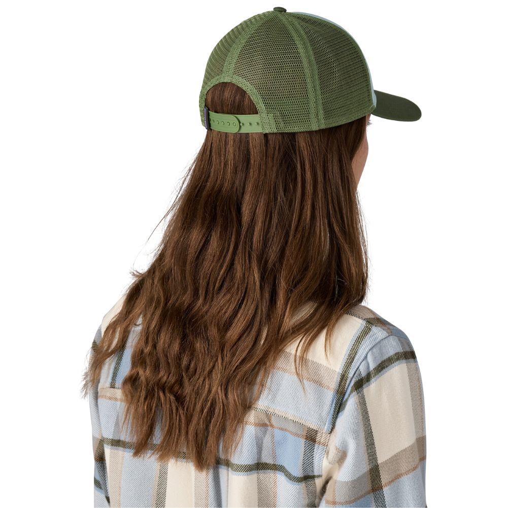 Patagonia P-6 Logo LoPro Trucker Hat (Thermal Blue) - Image 3