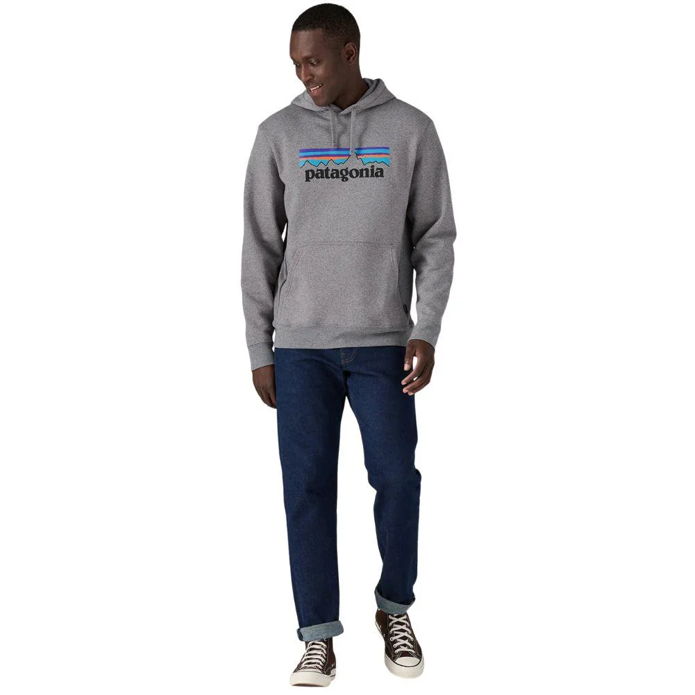 Patagonia P-6 Logo Uprisal Hoody (Gravel Heather) - Image 4