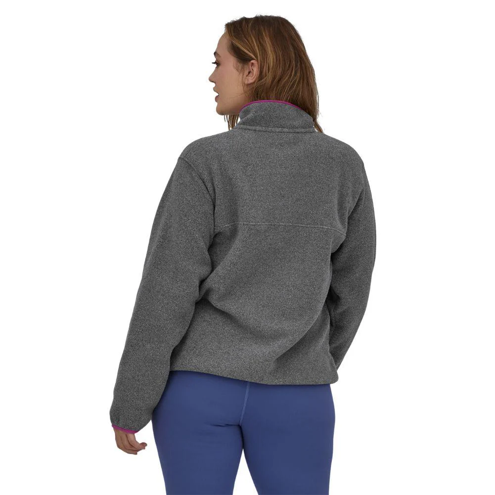 Patagonia Women's Lightweight Synchilla Snap-T Fleece Pullover(Nickel w/Amaranth Pink) - Image 5