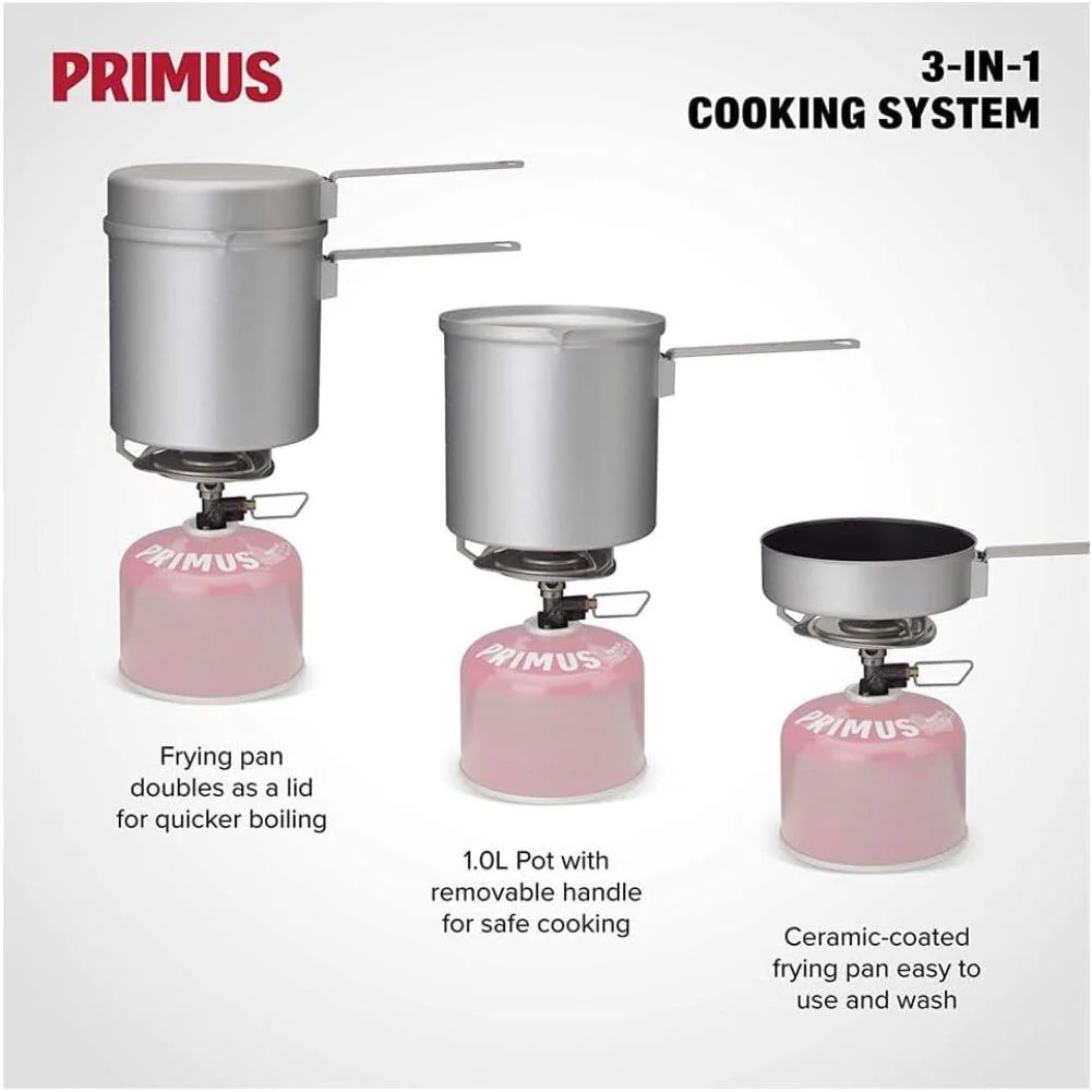 Primus Essential Trail Stove Kit - Lightweight Stove + Pot With Lid - Image 11