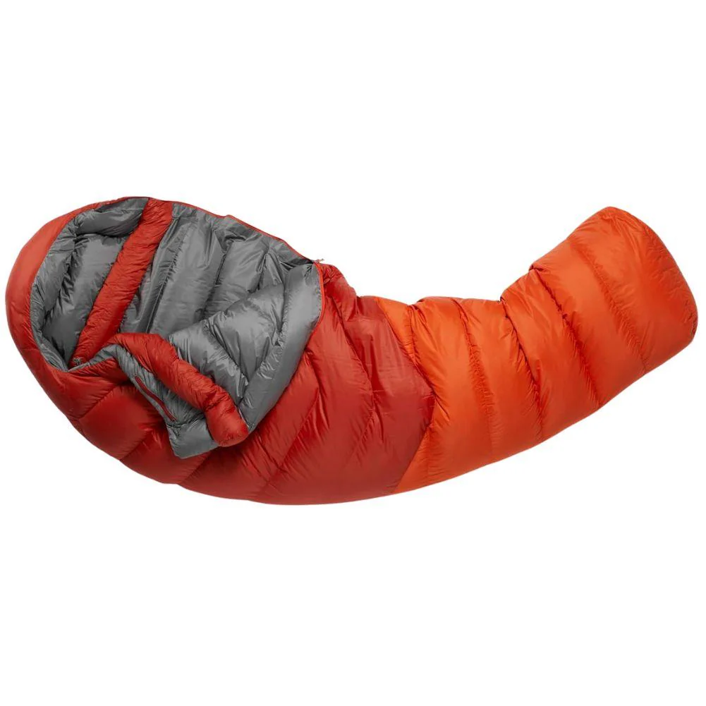 Rab Alpine 600 Down Left Zip Sleeping Bag - Regular (Red Clay) - Image 5