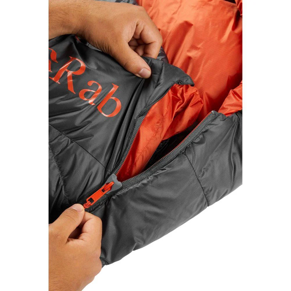 Rab Ascent 500 Down Sleeping Bag - Regular Wide (Graphene) - Image 5