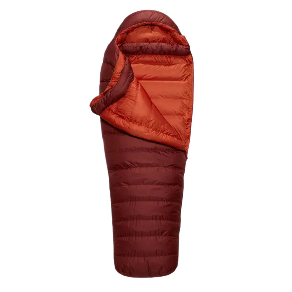 Rab Ascent 900 Down Sleeping Bag - Long (Oxblood Red) - Image 2