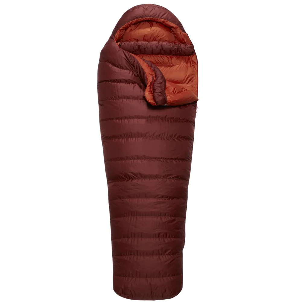 Rab Ascent 900 Down Sleeping Bag - Regular (Oxblood Red) - Image 2