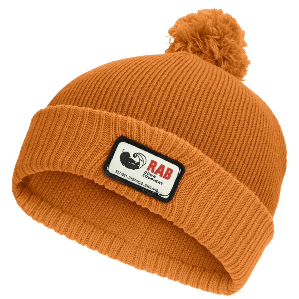 Rab Essential Bobble Recycled Beanie (Marmalade)