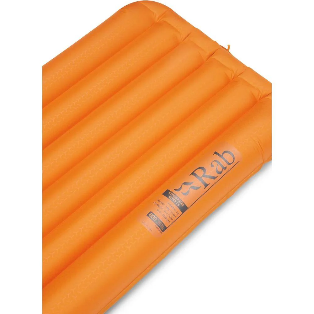 Rab Hypersphere Ultra 7.5 Down Sleep Mat - Regular (Marmalade) - Image 5