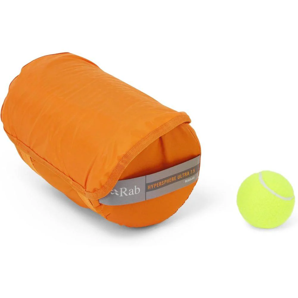 Rab Hypersphere Ultra 7.5 Down Sleep Mat - Regular (Marmalade) - Image 8