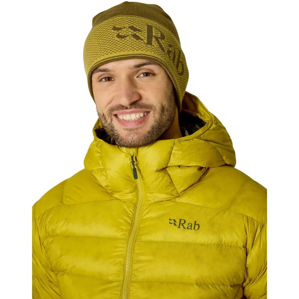 Rab Logo Band Beanie (Oak/Dark Pollen) - Image 3