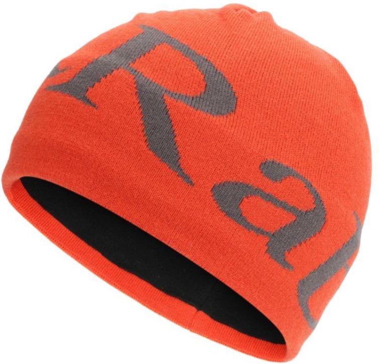 Rab Logo Beanie Hat (Firecracker/Graphene)