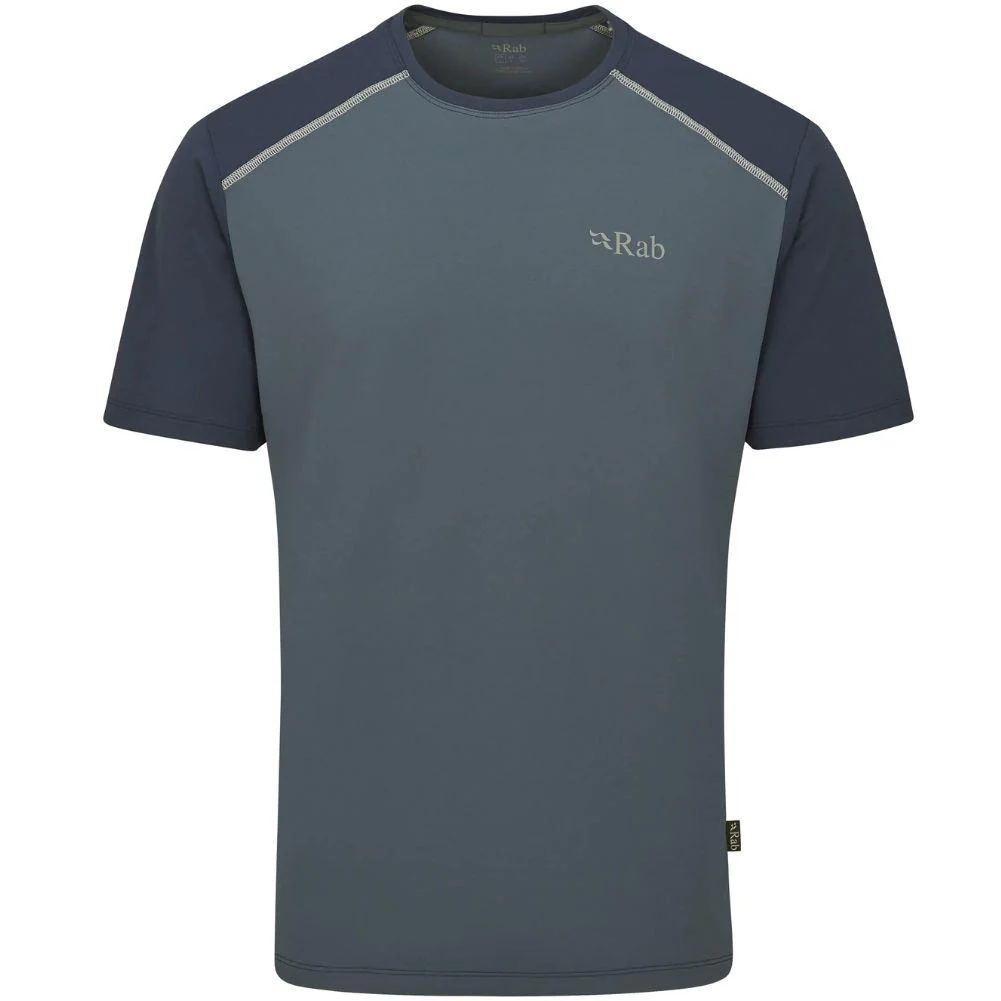 Rab Men’s Force Tee SS Baselayer Top (Orion Blue/Tempest Blue)