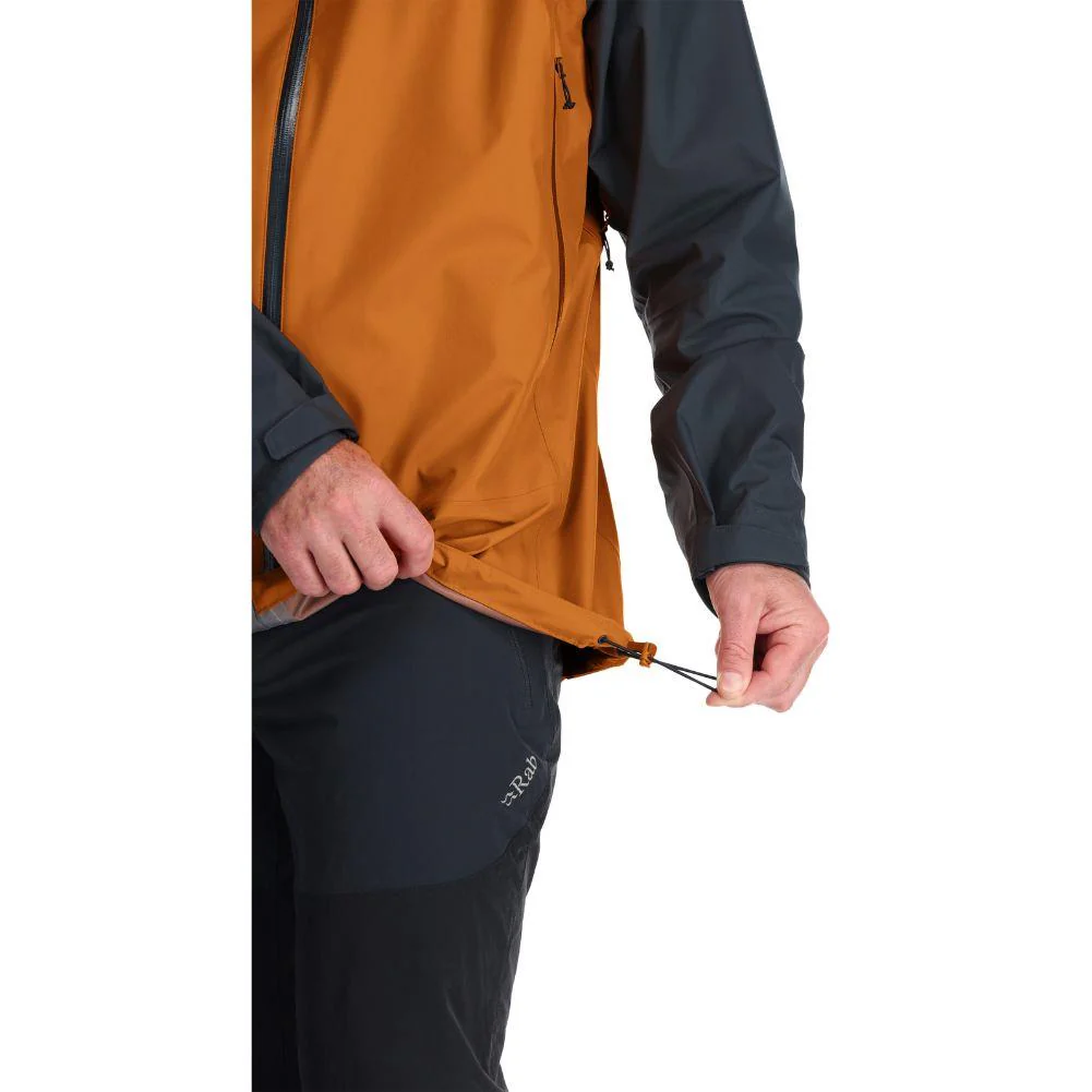 Rab Men's Arc Eco Waterproof Jacket (Beluga/Marmalade) - Image 6