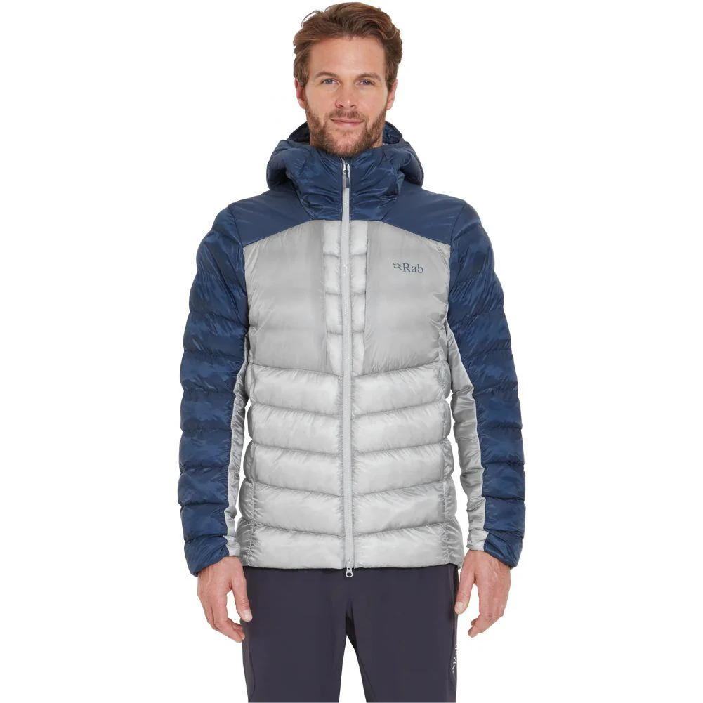Rab Men's Cirrus Ultra Insulated Hooded Jacket (Tempest Blue/Light Zinc) - Image 3