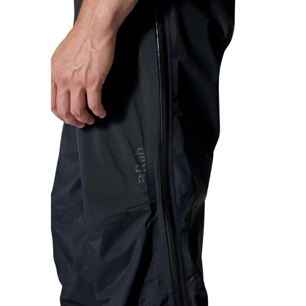 Rab Men's Downpour Mountain Waterproof Pants - Regular (Black) - Image 3
