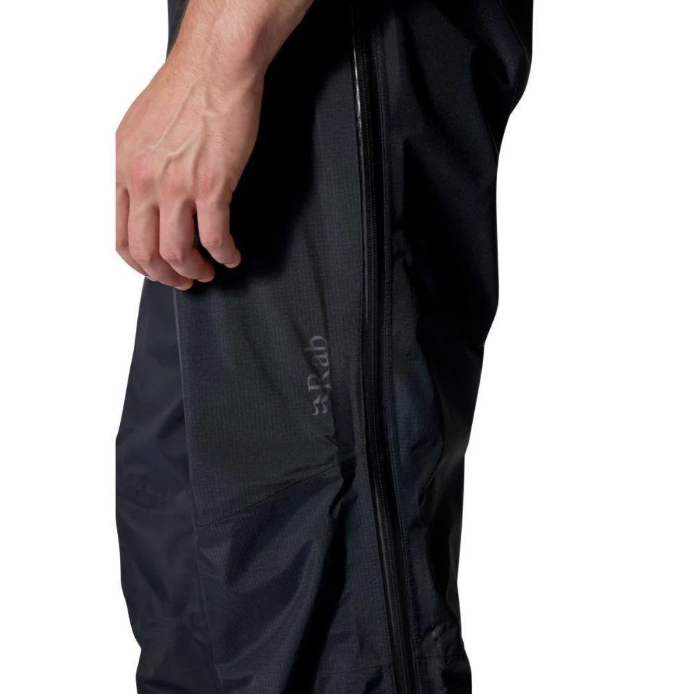 Rab Men's Downpour Mountain Waterproof Pants - Short - Small (Black) - Image 11