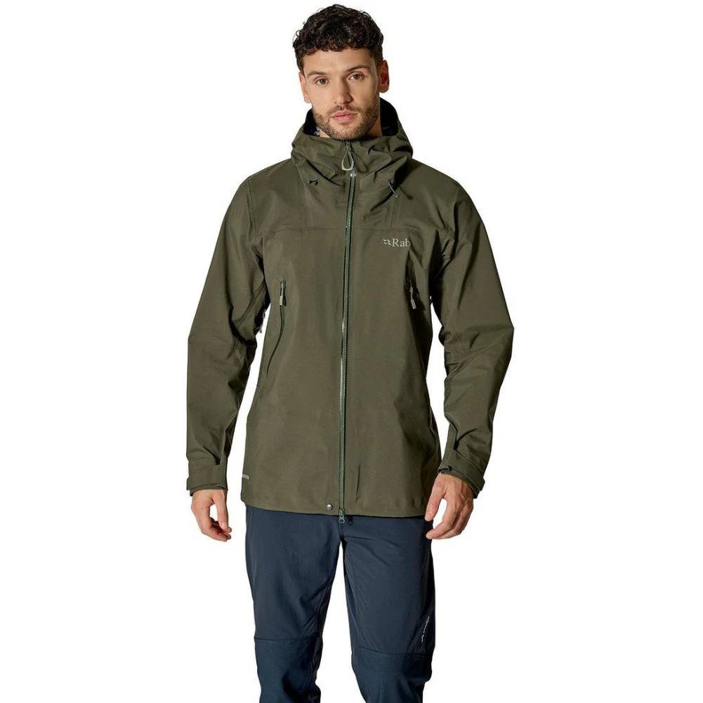 Rab Men's Kangri GORE-TEX Jacket (Olive (Olive)) - Image 3