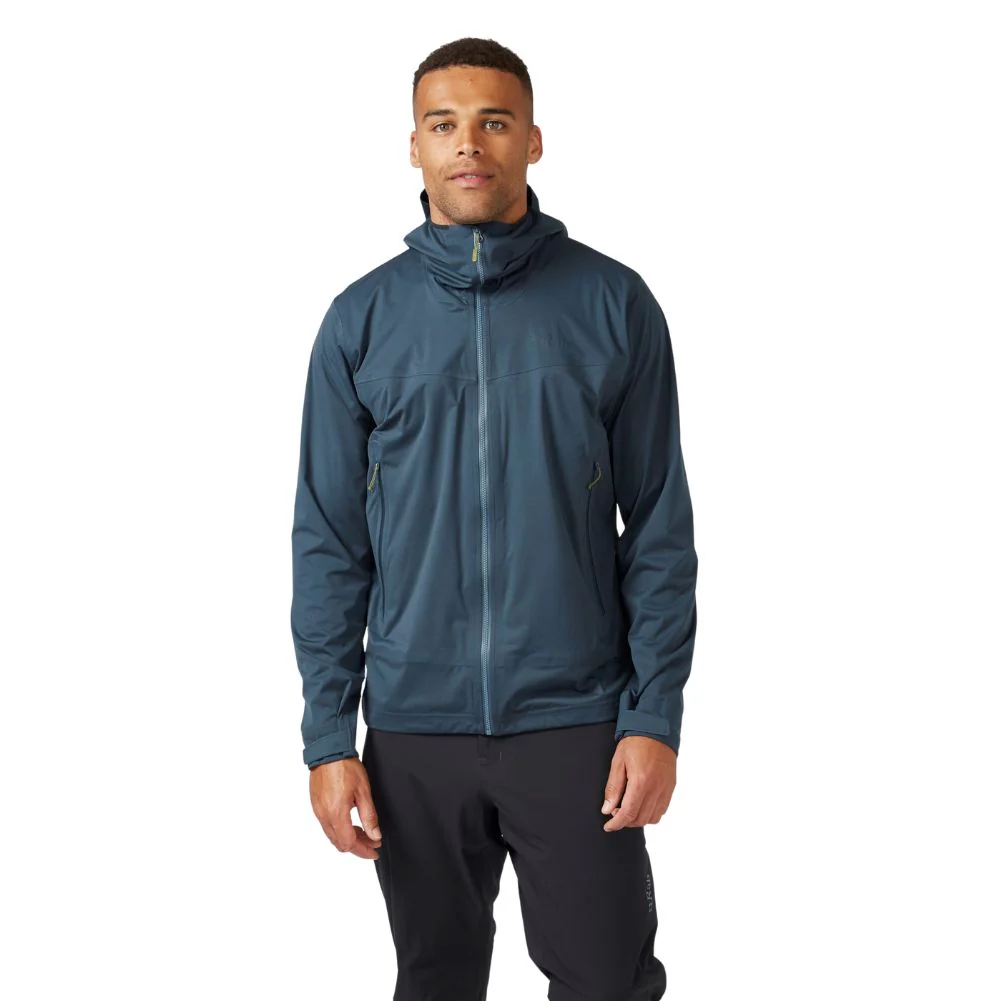 Rab Men's Kinetic 2.0 Waterproof Jacket (Blue Night) - Image 3