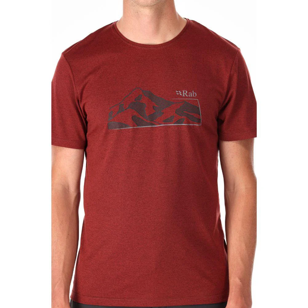 Rab Men's Mantle Mountain Tee (Oxblood Red) - Image 3