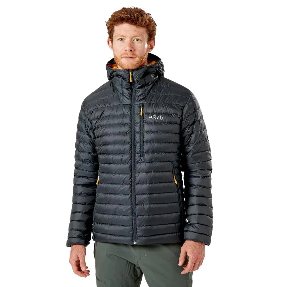 Rab Men's Microlight Alpine Recycled Down Jacket (Beluga) - Image 2