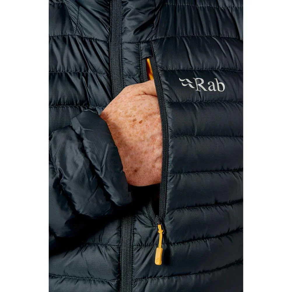 Rab Men's Microlight Alpine Recycled Down Jacket (Beluga) - Image 5