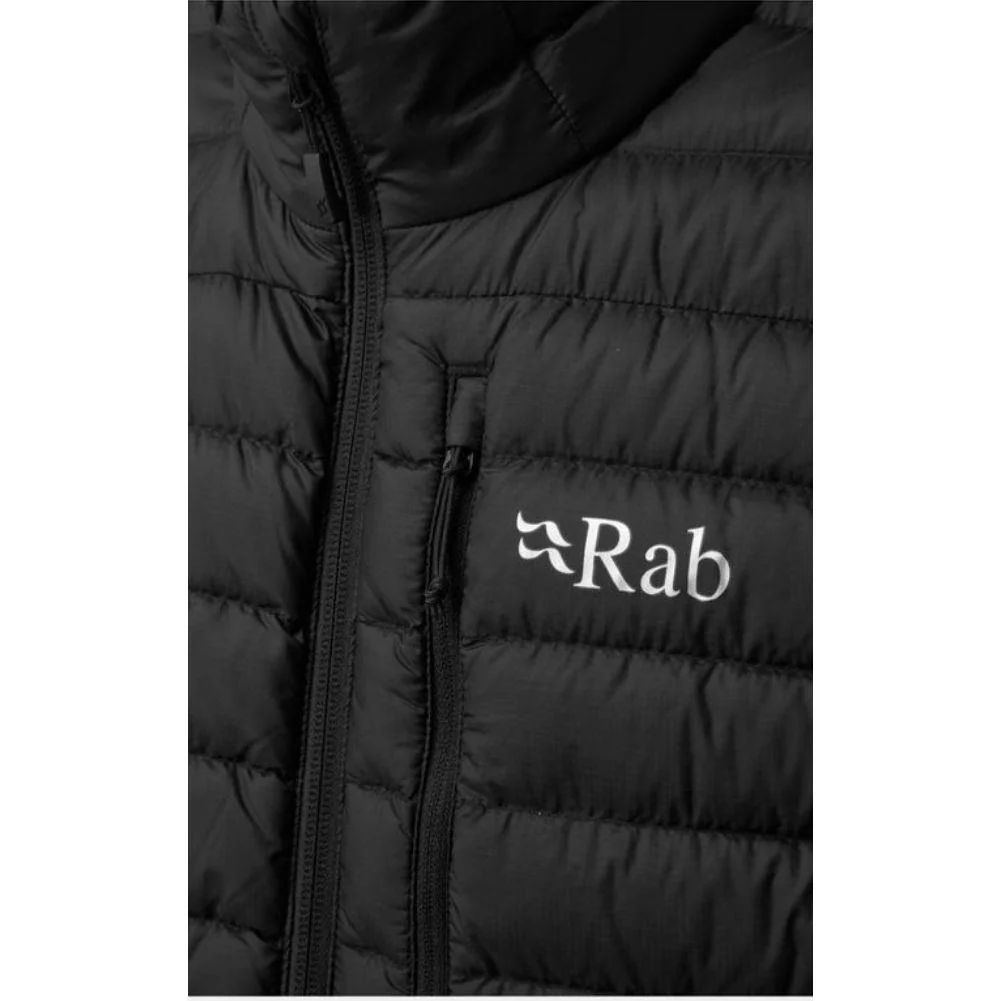 Rab Men's Microlight Recycled Down Vest (Black) - Image 4
