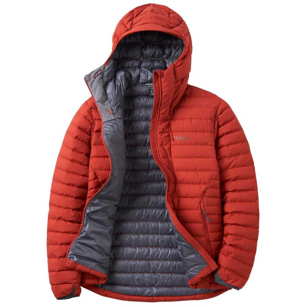 Rab Men's Microlight Windstopper Hoody Down Jacket (Tuscan Red) - Image 3