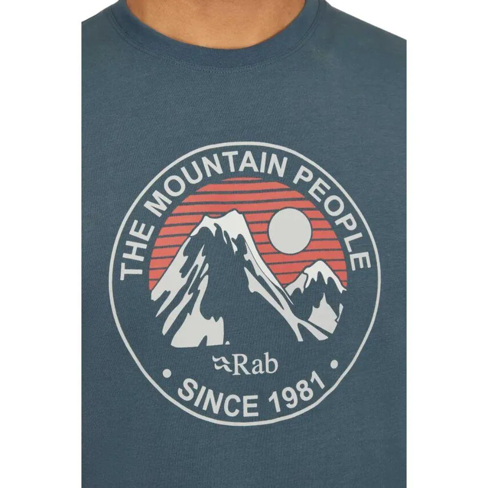 Rab Men's Stance Alpine Peak Tee (Orion Blue) - Image 7