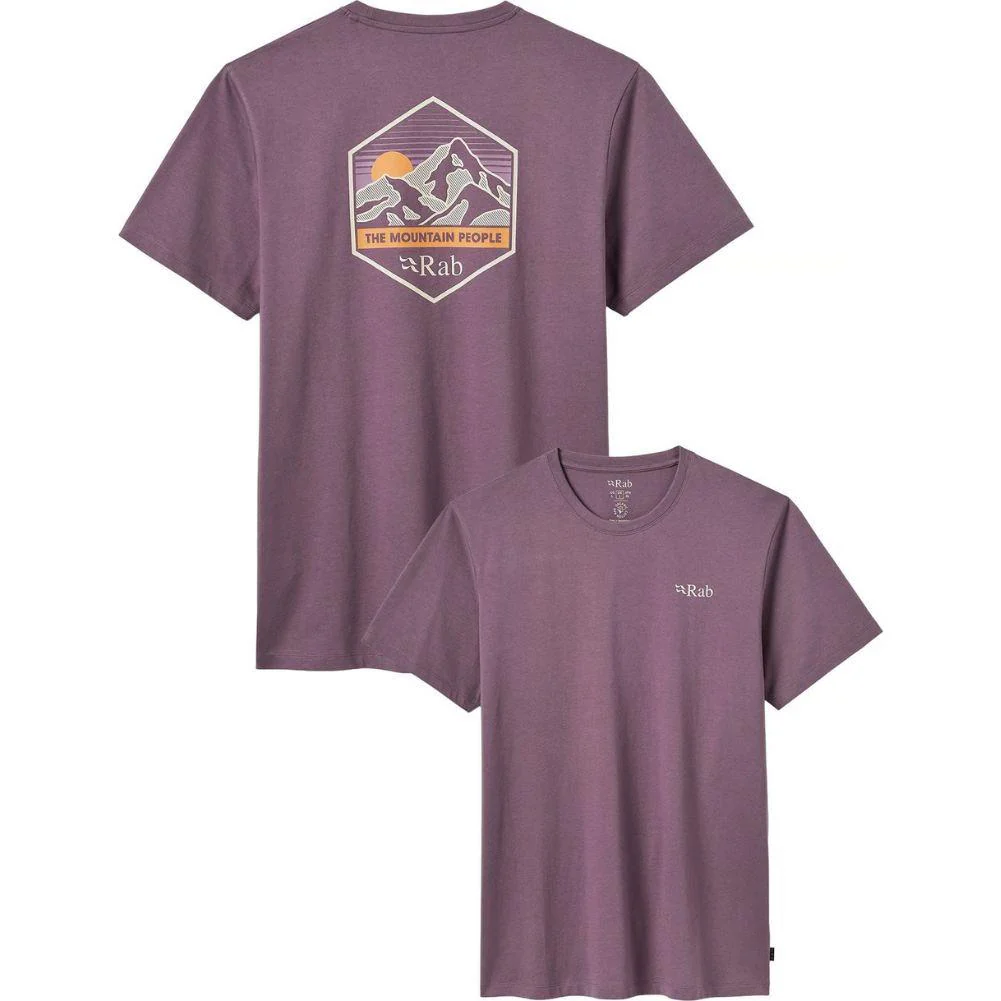 Rab Men's Stance Mountain Peak Tee (Dark Iris)