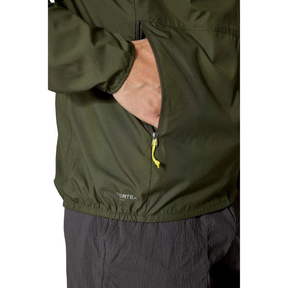 Rab Men's Windgather Hooded Jacket (Army) - Image 6