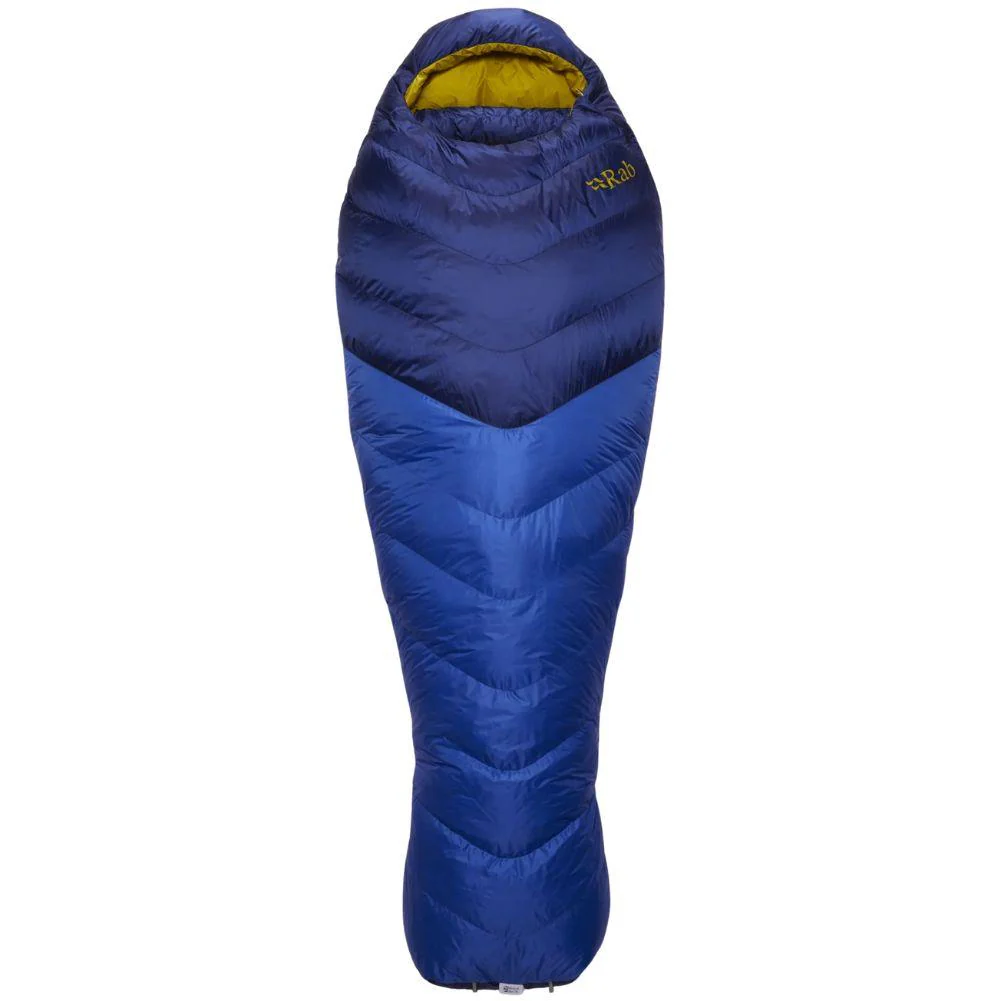 Rab Neutrino 400 Down Left Zip Sleeping Bag - Regular Wide (Nightfall Blue)