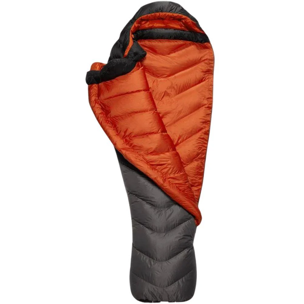 Rab Neutrino Pro 900 Long Down Sleeping Bag (-22C) - Left Zip (Granite) - Image 3