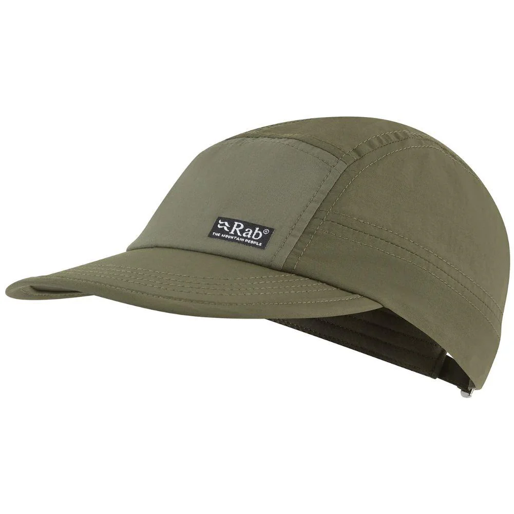Rab Vista 5 Panel Cap (Army/Light Khaki)