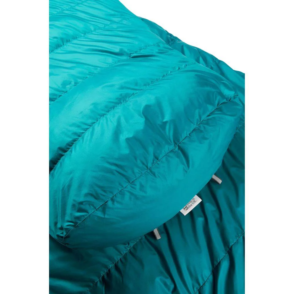 Rab Women's Ascent 500 Left Zip Down Sleeping Bag (Marina Blue) - Image 4