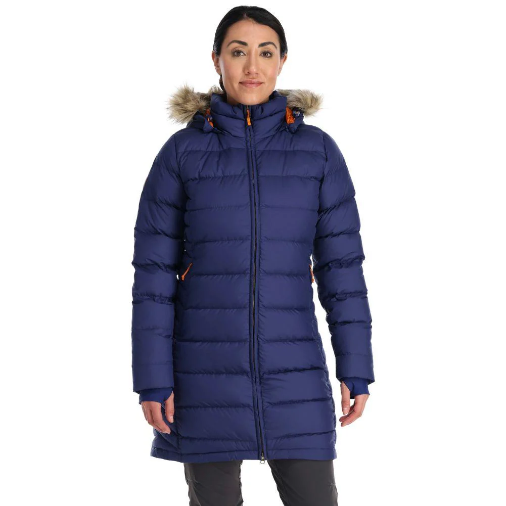 Rab Women's Deep Cover Down Parka (Patriot Blue) - Image 2