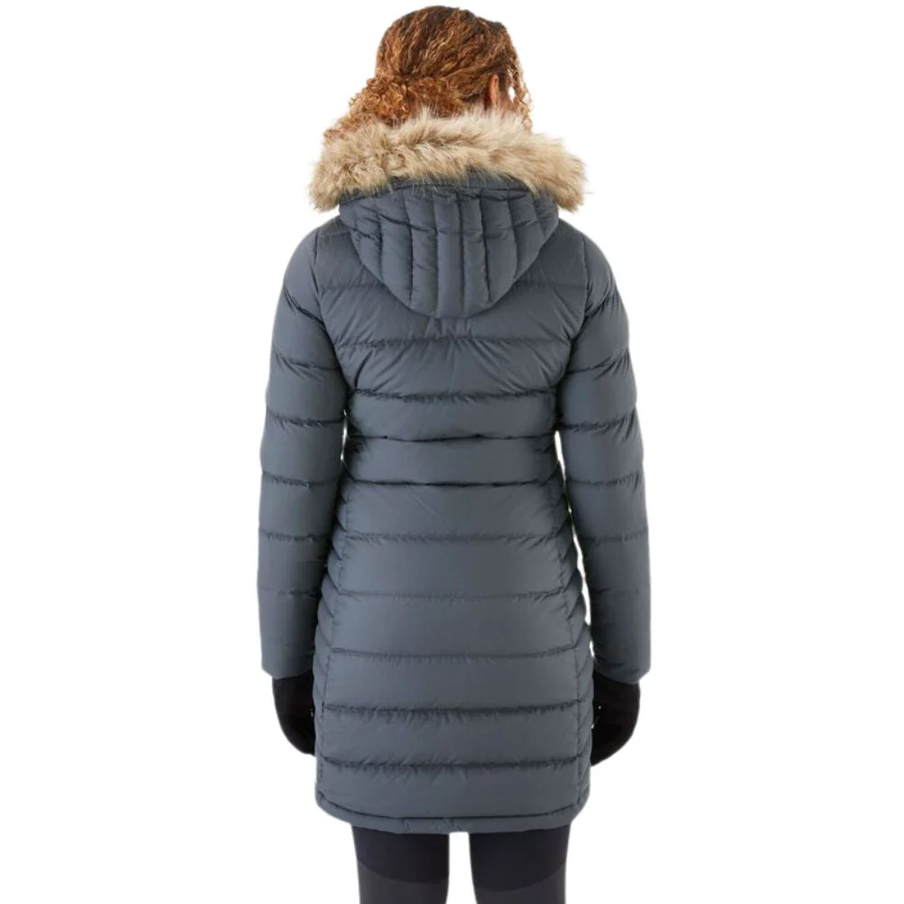 Rab Women's Deep Cover Recycled Down Parka (Steel) - Image 4