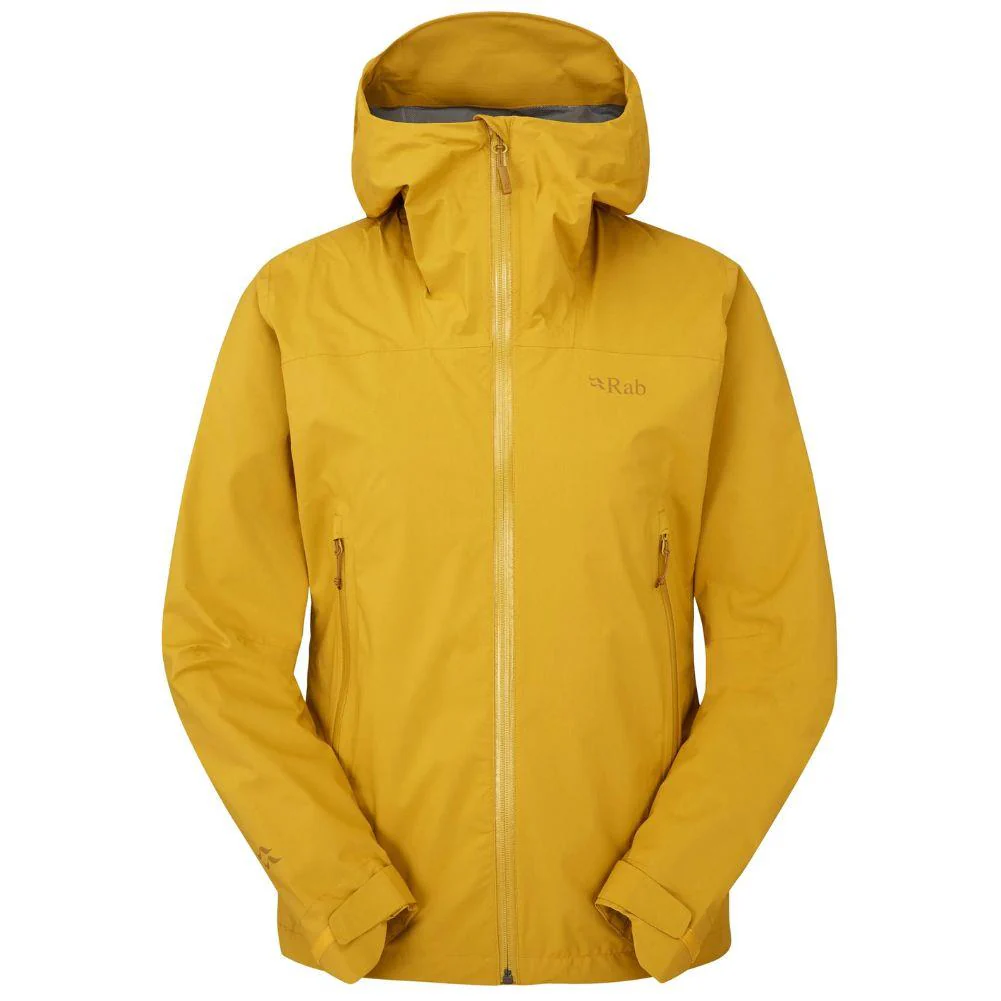 Rab Women's Downpour Light Waterproof Jacket (Sahara)