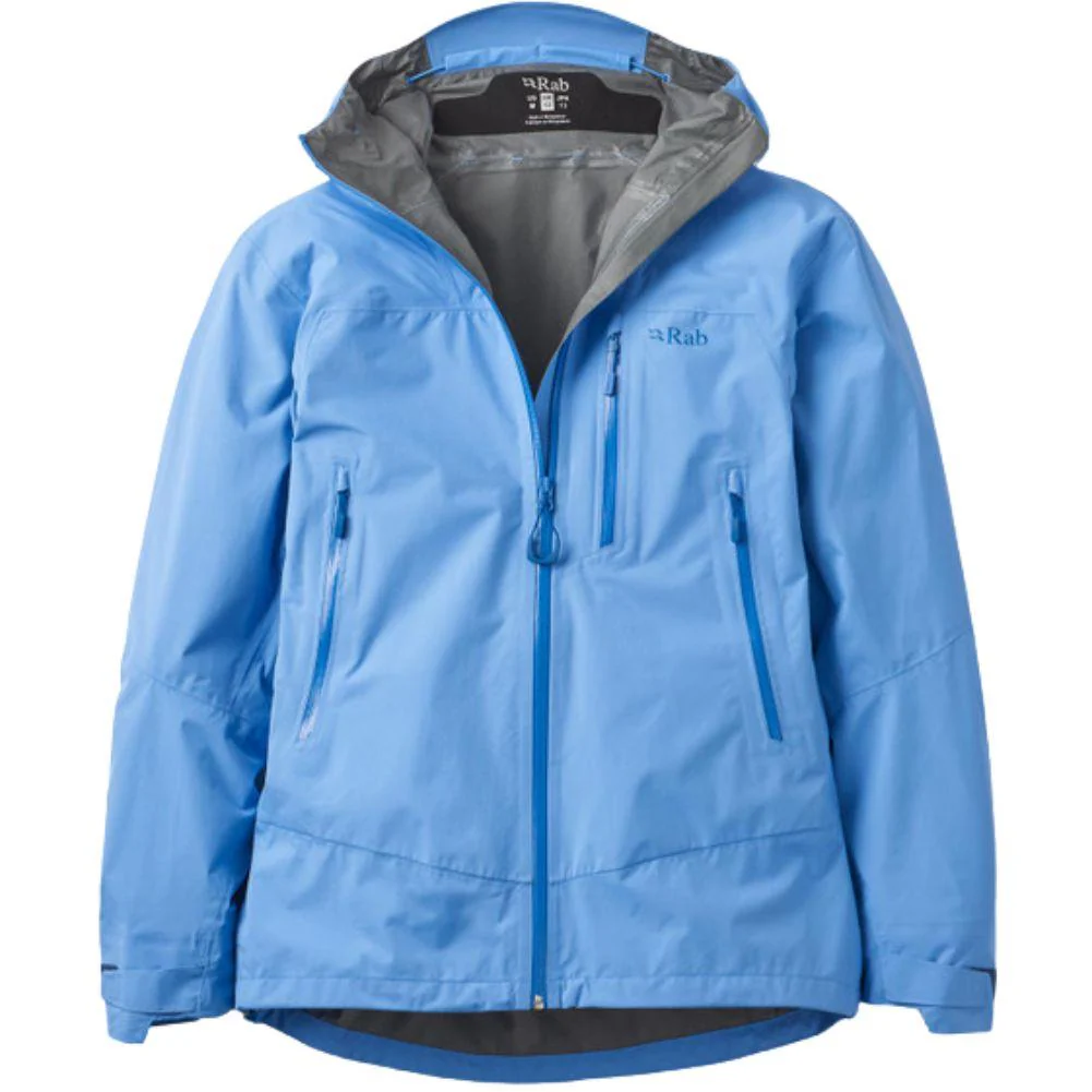 Rab Women's Downpour Mountain Waterproof Jacket (Bluebird)