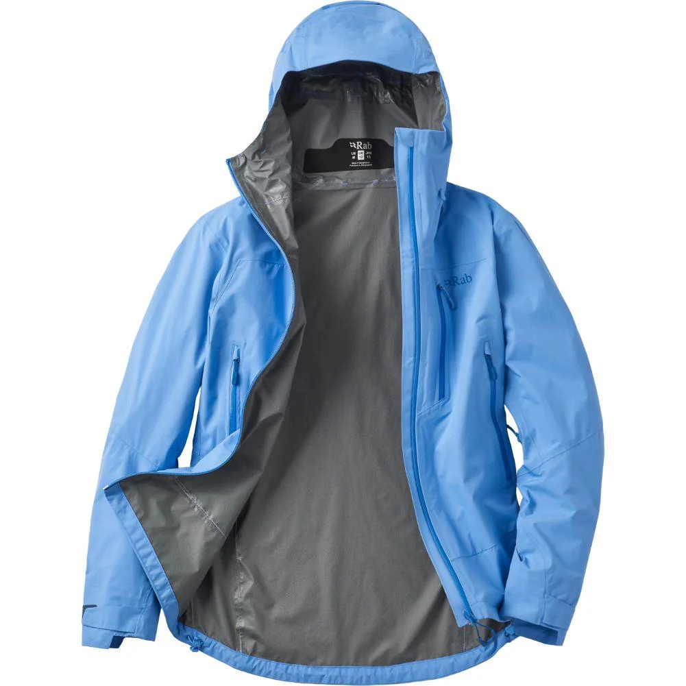 Rab Women's Downpour Mountain Waterproof Jacket (Bluebird) - Image 2